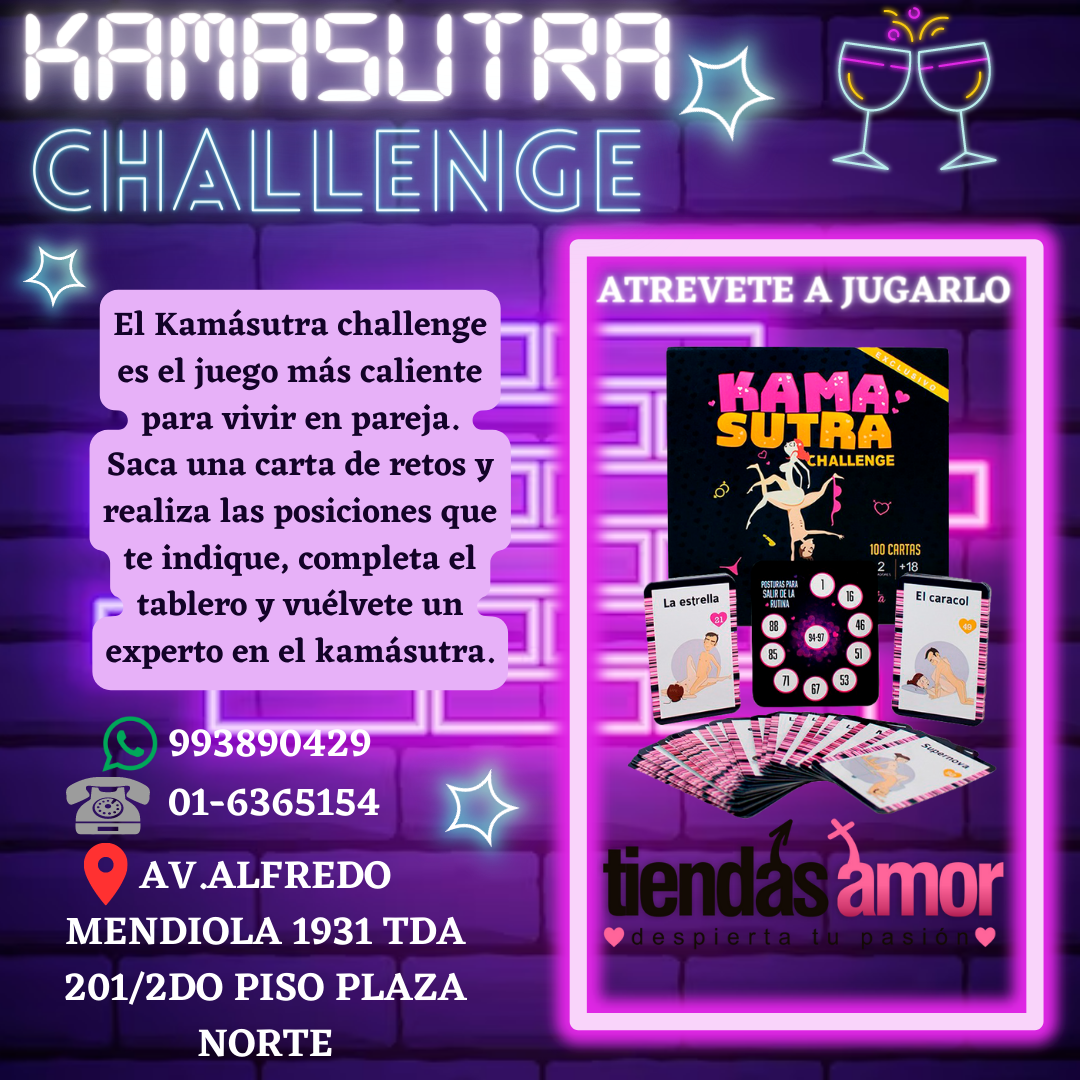 KAMASUTRA CHALLENGE TIENDAS AMOR